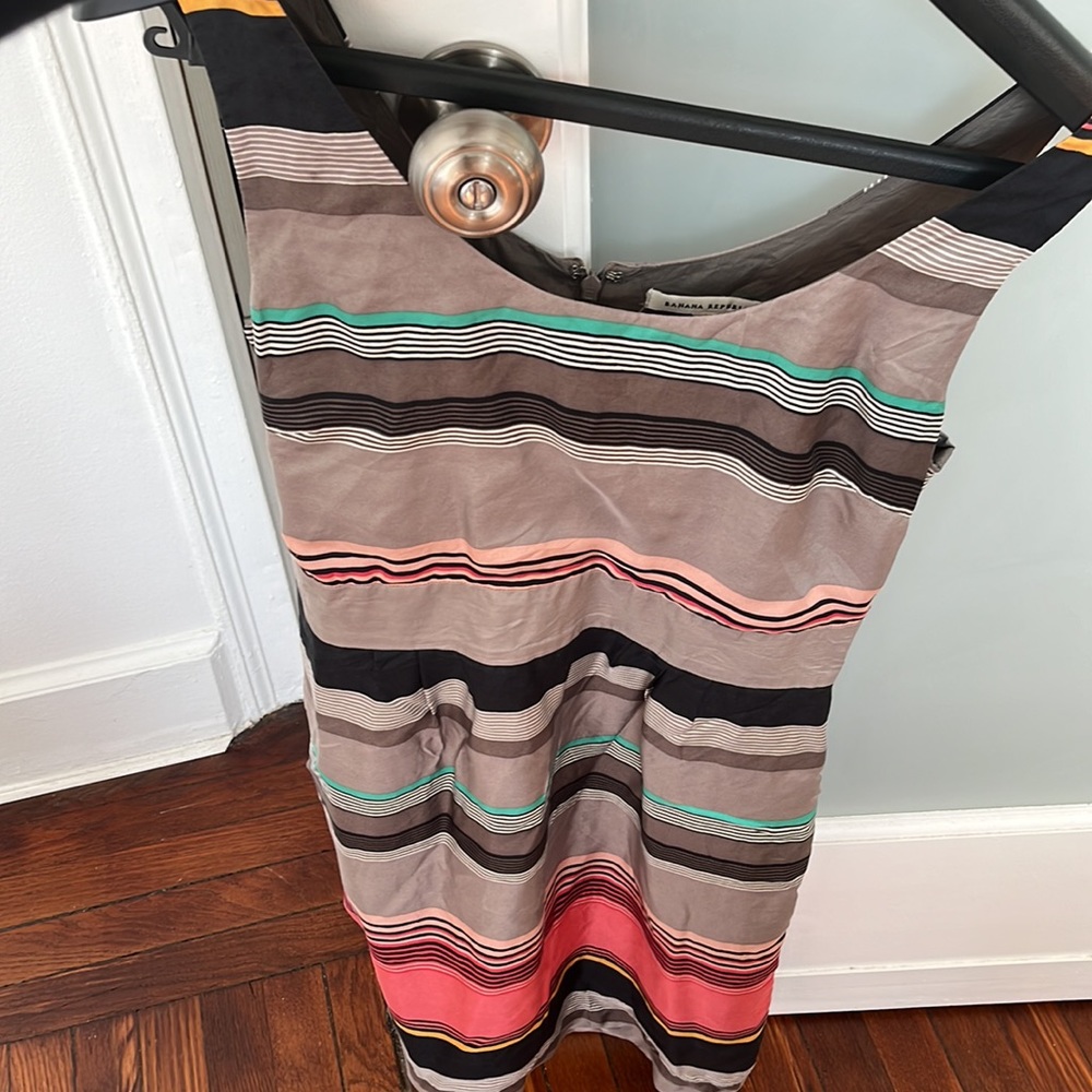 Multicolor Banana Republic Silk Dress